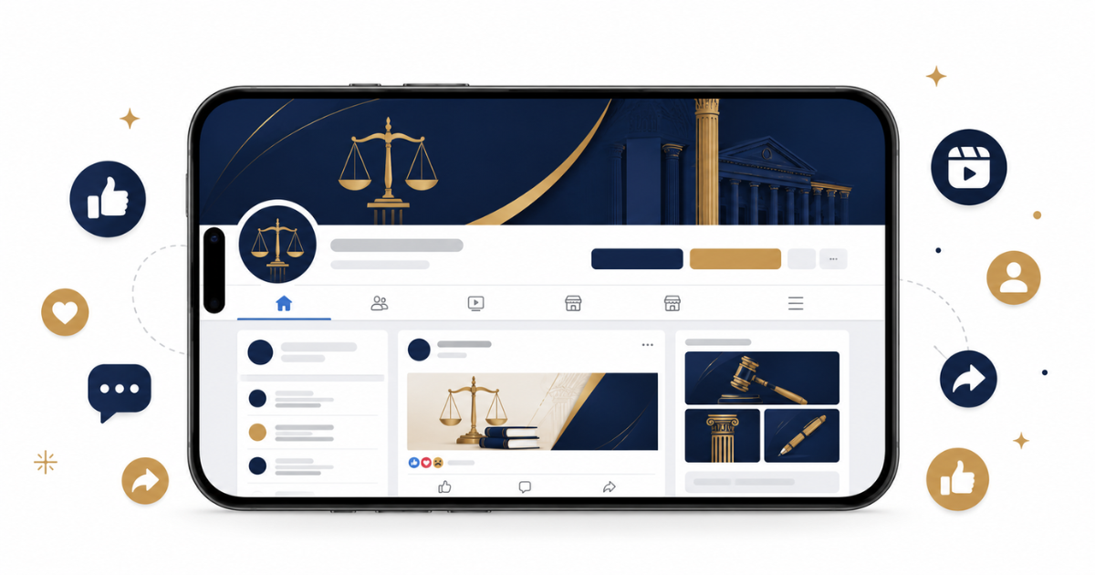 กลยุทธ์ content Facebook สำนักงานกฎหมาย 7 รูปแบบโพสต์ engagement สูง ปี 2026
